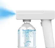 DrShark Professional Sprayer Fogger Machine Electrostatic ULV Atomizer & Cordless Handheld Nano Steam Gun – Rechargeable Spray Gun with Blue Light for Touchless Spray