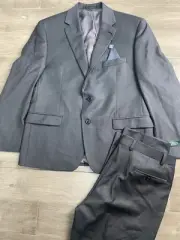 $550 Ralph Lauren Lattimore Gray 2 Piece Suit Size 42S Pants 36x28 Room To Let