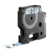 Dymo D1 Standard Label Cassette Tape 12mm x 7m - Black on Clear