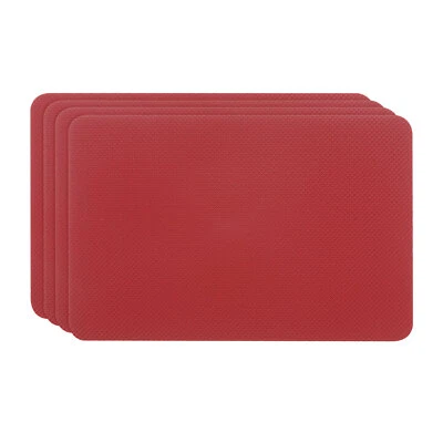 4Pcs Shoe Sole Protector 5.91"x3.94" Shoe Bottom Grip Pads for High-Heels Red