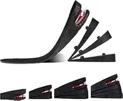 [Generic] Height Increase Insole, 4-Layer Orthotic Heel Shoe Lift kit with Air Cushion Elevator Shoe Insole Lifts Kits Inserts for Men & Women Taller Insoles 1.2" to 3.5" Variable Height