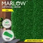 Marlow Artificial Hedge Grass Boxwood Garden Green Wall Mat Fence Outdoor x10