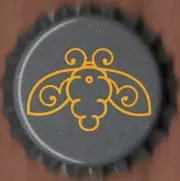 USA Plastic Lined Beer Crown Bottle Cap: Leaf & Hive Brewing Mead