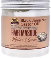 Okay Black Jamaican Castor Oil Hair Masque For Unisex 17 oz Masque