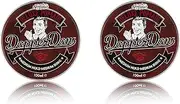 Dapper Dan Deluxe Pomade, Medium Hold Medium Shine, Citrus & Vanilla Fragrance, 2 x 100ml