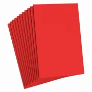 Do²ping Red Foam Sheets Crafts, 8.5x5.5 Inch Eva Craft Foam Paper for Craft