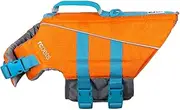 RC Pet Products Tidal Life Vest, Adjustable Dog Life Jacket, Orange/Teal, Medium