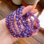 純面紫水晶紫水晶紫水晶瓊脂手鍊