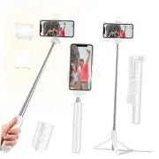 Selfie Stick Tripod, 40 in Retractable Tripod for iPhone with Wireless Remote