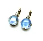 Earrings By Mariana Woman Special Large Clear and Light Blue Swarovski Crystals