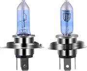 Halogen Headlight Bulb with Super White Light，Long Life, 2 Pack 9003 H4 Halogen Headlight Bulb pair-standard H4