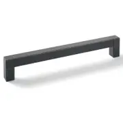 Hafele 206 x 34mm Matt Black Cabinet Handle