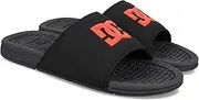 [DC] Shoes Men's Casual Slide Sandal, Black/Grey/Red, 12