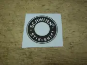 Schwinn Approved Stingray Krate & Fastback Bicycle Stik Shift Round Decal
