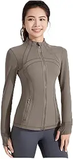 [ZTRZHCHYA] All Season Women Solid Stand Up Collar Slim Track Jacket Running Fitness Long Sleeve Jackets Coat Women