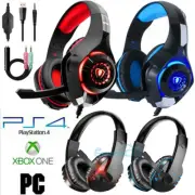 Pro Gaming Headset for XBOX One PS4 Headphones Microphone Beat With Mic