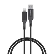 MARCOS TECH 3m USB-A Braided Fast Charging & Sync Cable for iPhone - Black