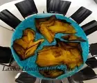42'' Blue Epoxy Resin Countertop Sofa Centerpiece Luxury Walnut Coffee Tabletops
