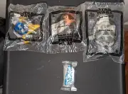 Star Wars CLONE WARS BobbleHead McDonald's 2008 Happy Meal TOY Lot of 3 + extra