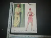Vintage Vogue Pattern 2717 Christian Dior SZ 12 34/36 Uncut