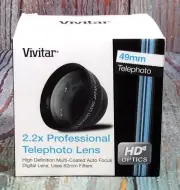 Vivitar 49MM 2.2x Professional Telephoto Lens - Brand New