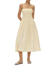 Elodie Vivian Poplin Smocked Dress