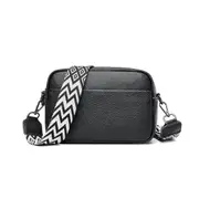 Crossbody Bag Women's Leather Small Shoulder Bag With Wide Strap Zip And Removable Shoulder Strap