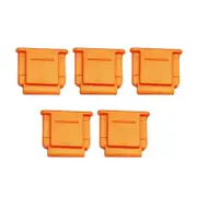 5PCS Hot Shoe Cover for ZV1M2 ZV1F/E10 A6000 A7M4/A7M3 Camera Hotshoe Proetctions Caps Dirt-resistant Lid Protectors Orange