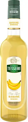 TEISSEIRE 糖漿果露-香蕉風味 BANANA SYRUP 法國頂級天然糖漿 700ML-良鎂咖啡精品館