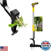 DwelSpire Weed Puller Tool, Stand-Up Weed Puller with 41.5" Long Handle and L