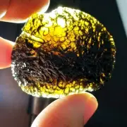 Lot 5 pcs. 120g big Translucent Indochinite Tektite Meteorite Rare Collectible