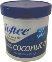 Softee Hair & Scalp Conditioner Coconut Oil 340g (12oz)