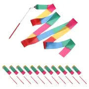 Dance Ribbons 14Pcs 78.7 Inch Gymnastics Streamers for Gifts Dancing Multi-Color