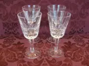 Waterford Lismore Crystal 5⅝" White Wine Glasses - Set of Four (4) - Excellent!