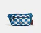 NWT Coach CR210 Elias Mini Belt Bag Checkerboard Sling Fanny