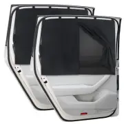 Car Window Shades 2 PCS Magnetic Double Layer Auto Sun Shade for Side Windows...