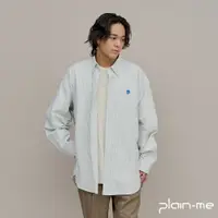 在飛比找蝦皮商城優惠-【plain-me】小Plogo長袖牛津襯衫 PLN3330