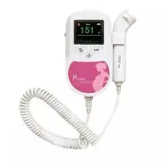 Fetal Doppler Baby Heart Beat Rate Monitor & Sound C1 Pink 2MHZ Probe CONTEC