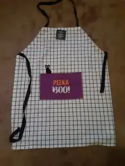 Halloween Black Cat Apron - Black & White - Kitch'n Sayin's