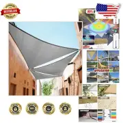 Elegant Custom Grey Triangle Shade Sail 190 GSM - Perfect for Patios & Pools