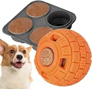 Popsicle Dog Toy, Silicone Treat Dispenser, Dog Puzzle Toys, Dog Treats, Silicone Popsicle Dogs Toy for Treats and Training Treat Dispensing Puzzle Toy for Indoor Dogs Training and Fun