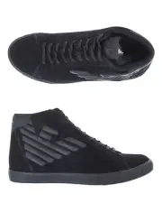 Emporio Armani Ea7 Ankle Boots Leather Man Black X8Z005XK007 2 Sz.6 MAKE OFFER