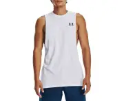 Under Armour Mens Sportstyle Left Chest Tee - White