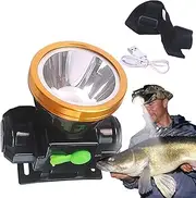 Rechargeable LED Headlamp,LED Head Light Rechargeable Headlamp Flashlight | Waterproof Camping Gear with Lighting Modes Small Outdoor Headlights for Hiking