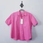 NWT Masai Button Down Top Womens Size M Pink Blouse NEW