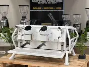 SANREMO CAFE RACER 2 GROUP COMMERCIAL ESPRESSO COFFEE MACHINE LATTE BAR - WHITE