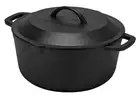Pyrolux Pyrocast Iron Cast Casserole - 28cm Black