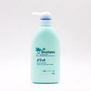 【Kao 花王】merit 弱酸性無矽靈植物洗髮精480ml