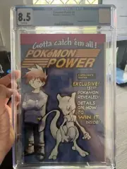 1999 Nintendo Power - Pokemon Power Magazine #6 - CGC 8.5 Mint - Mewtwo & Gary