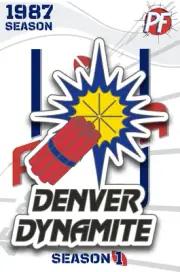Arena Football DENVER DYNAMITE LOGO pin #595
